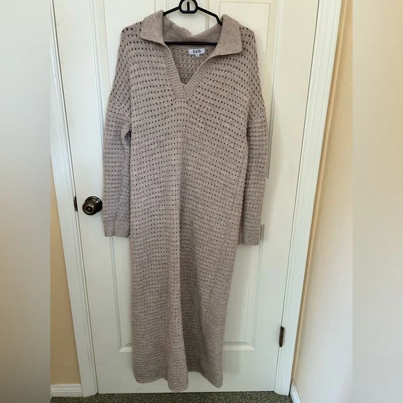 525 Raya Pointelle Polo Dress, nwot - Picture 2 of 4